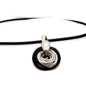 Cord With Unique Pendant Necklace